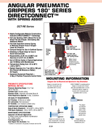Thumbnail of document Data Sheet - DCT-16M-RE Pneumatic Angular Grippers 180°, Temperature Rated -35 to 80°C